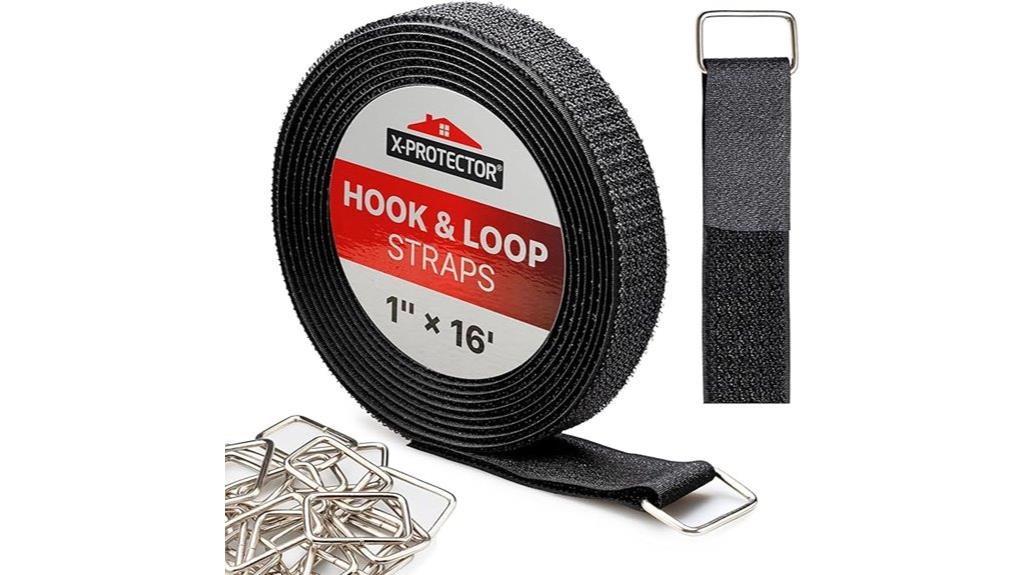 16 foot hook and loop straps