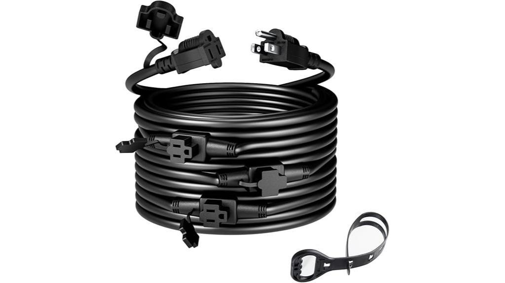 25 foot 16 gauge extension cord