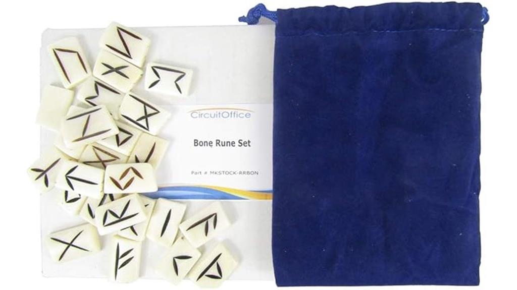 25 piece bone rune set