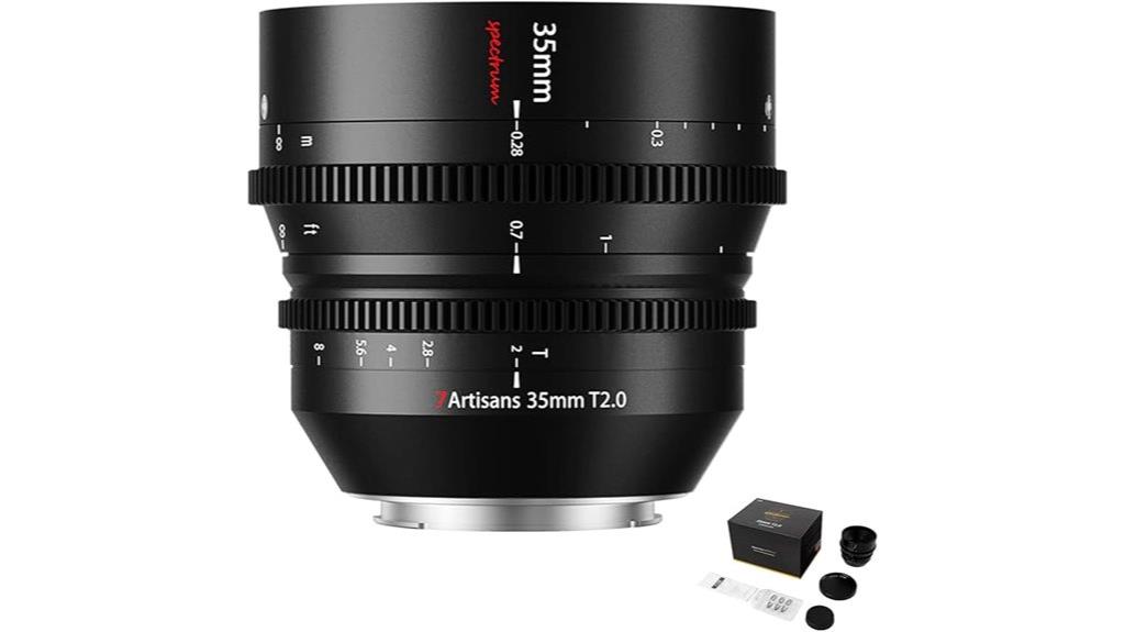 35mm t2 0 cine lens