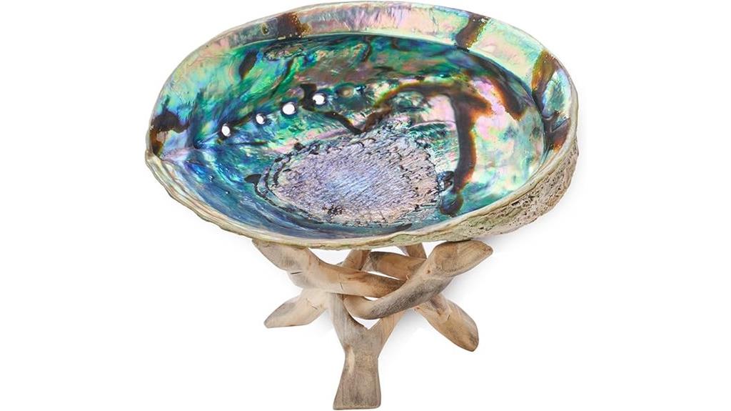 abalone shell smudging kit