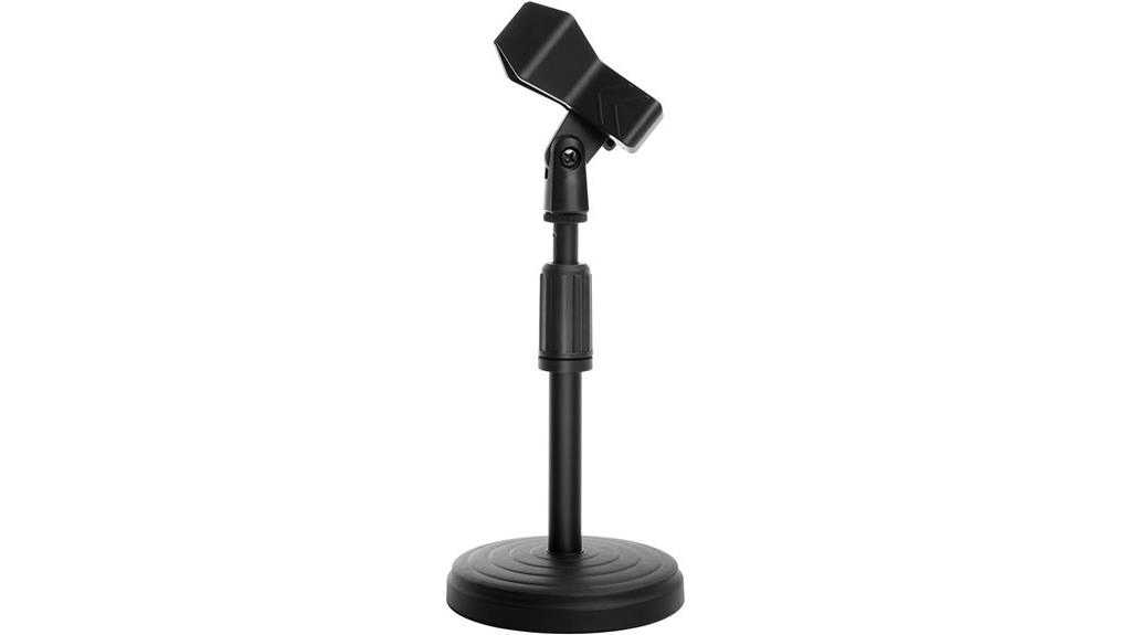 adjustable desk microphone stand
