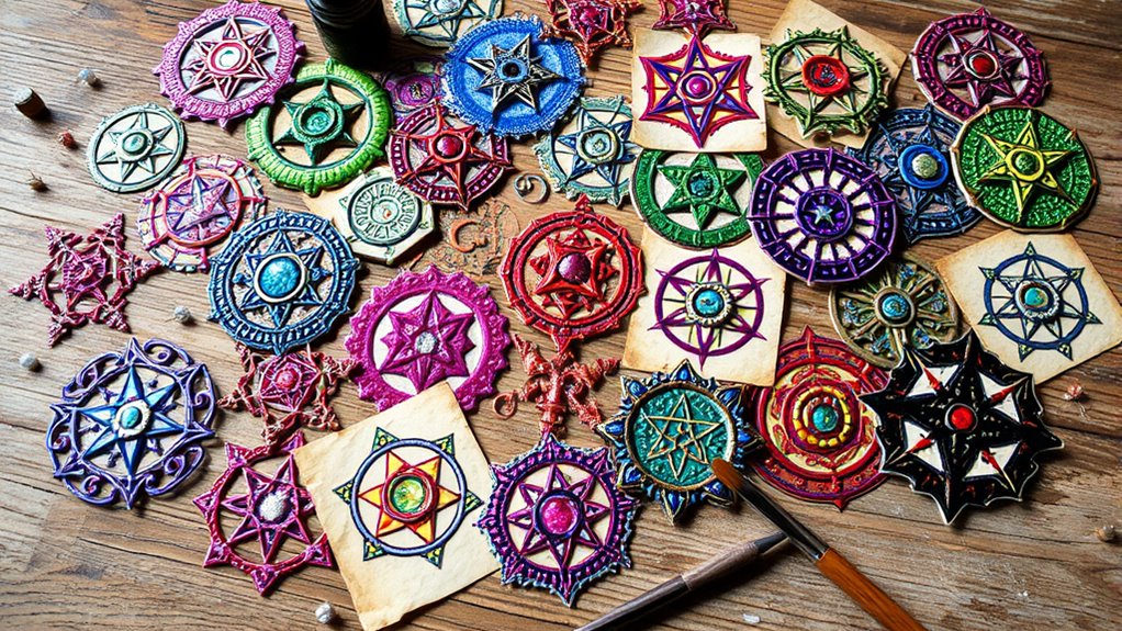 affordable magical sigil stickers