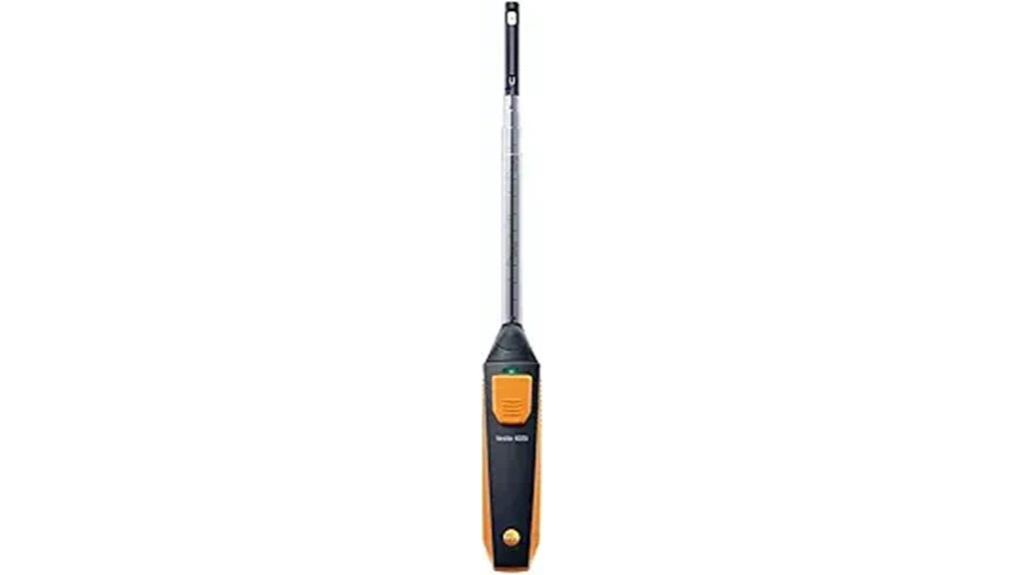 air velocity temperature meter