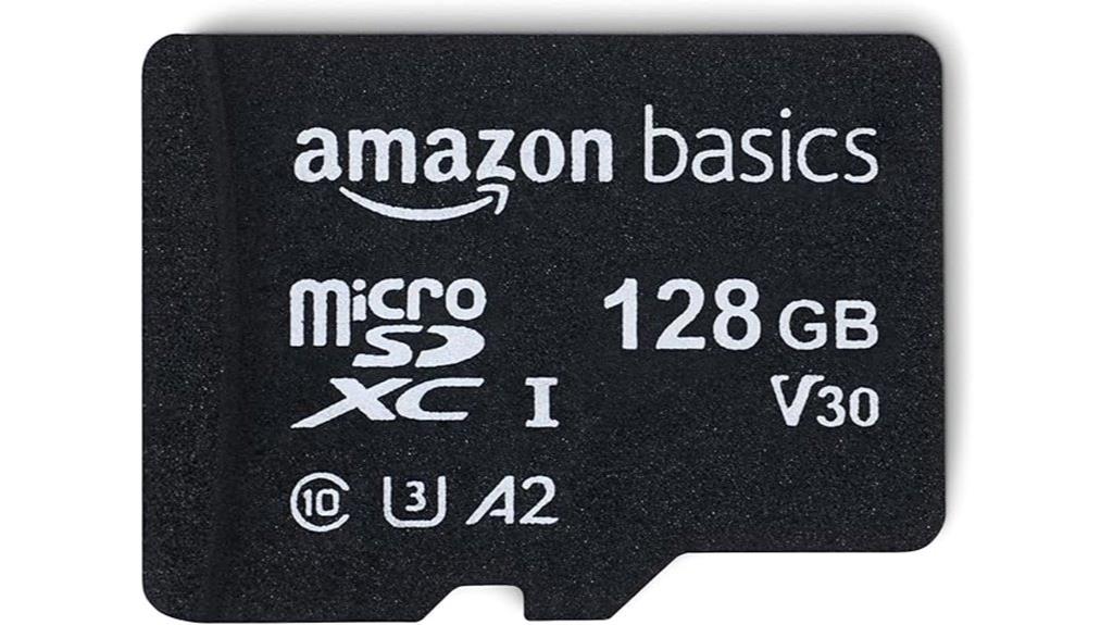 amazon basics 128gb sd card