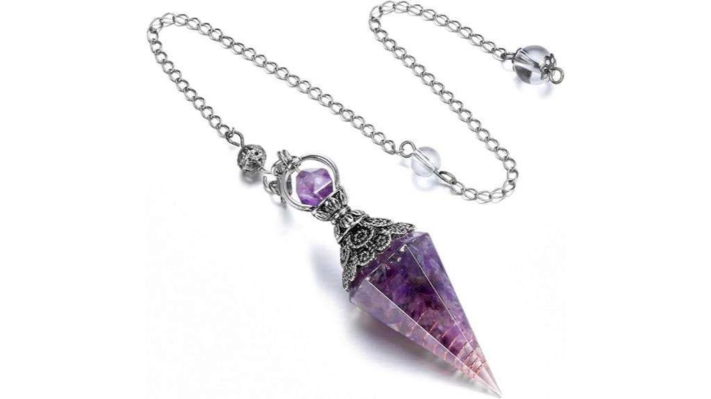 amethyst pendulum for divination