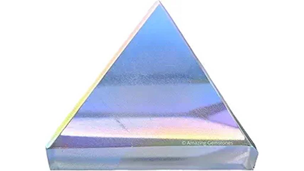 angel aura quartz pyramid