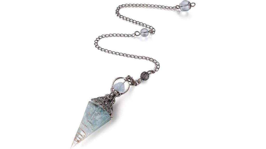 aquamarine divination pendulum