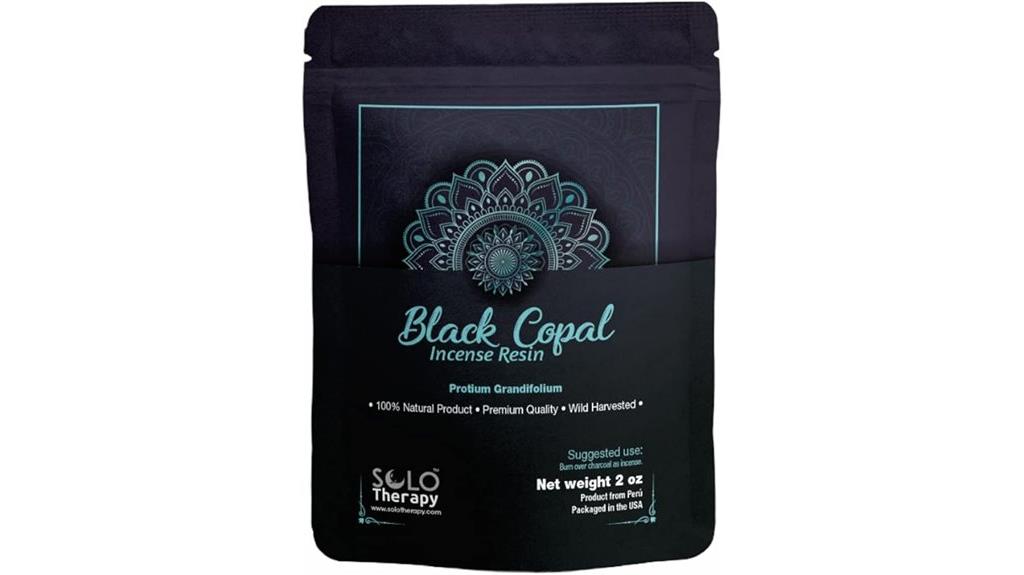 black copal incense pack