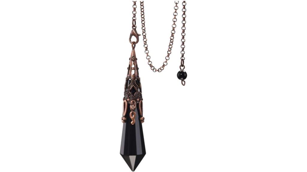 black obsidian pendulum for divination