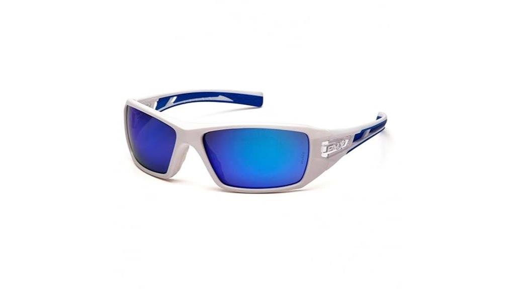 blue frame ice mirror