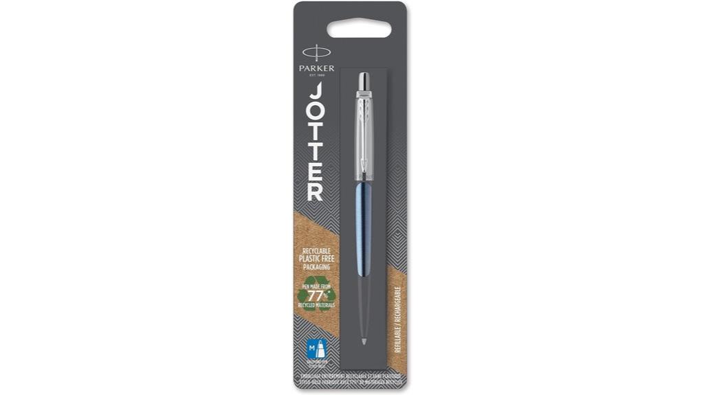 blue waterloo parker jotter