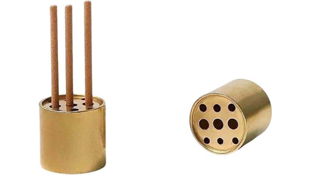 brass incense holder holes
