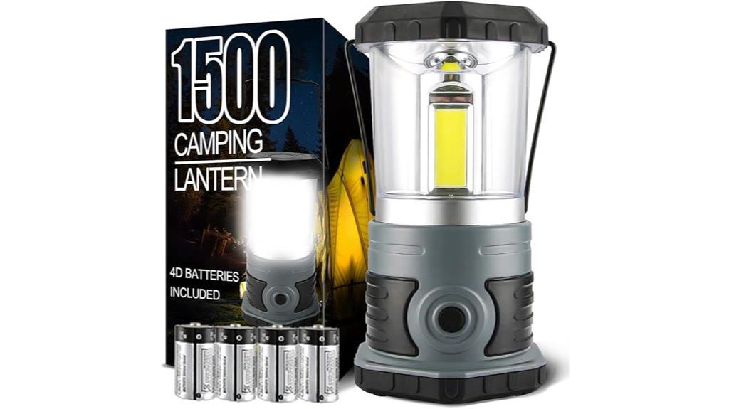 bright battery powered tent lantern