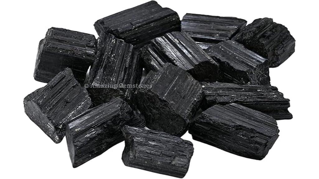 bulk black tourmaline crystals