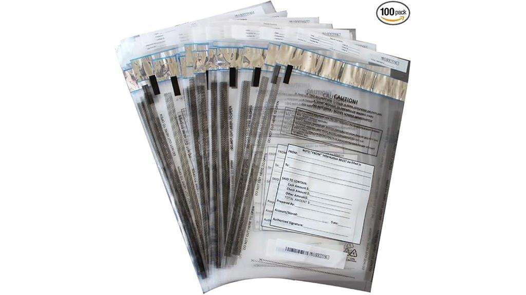 bulk clear deposit bags