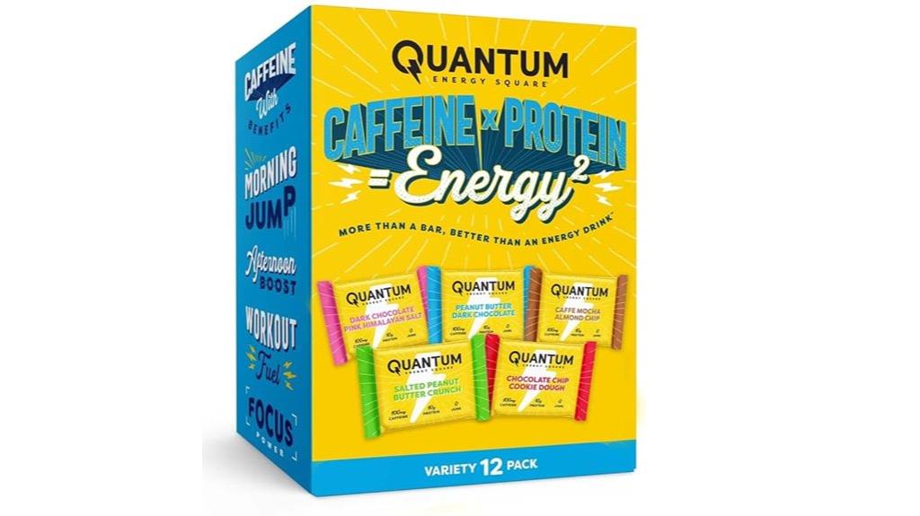 caffeine protein energy bar