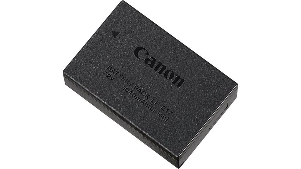 canon lp e17 battery