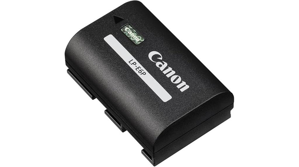 canon lp e6p battery