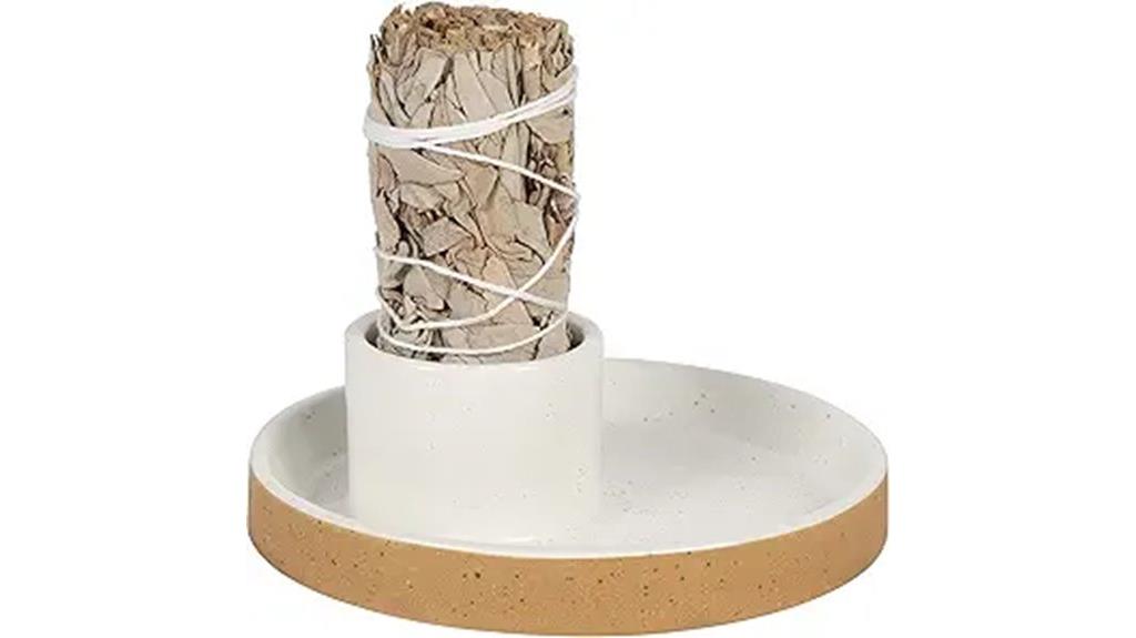 ceramic sage and palo santo holder