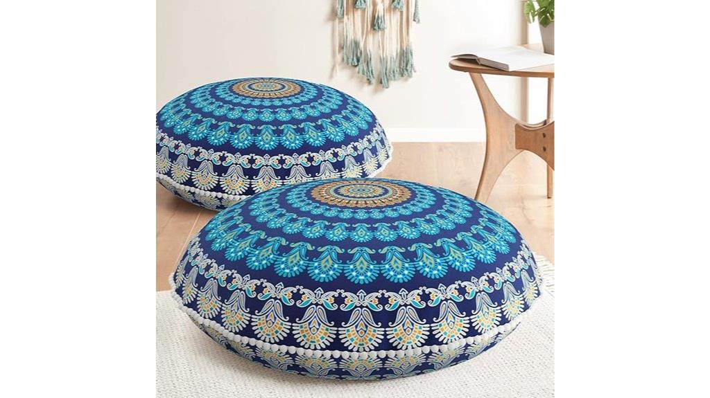 comfortable meditation floor pillows