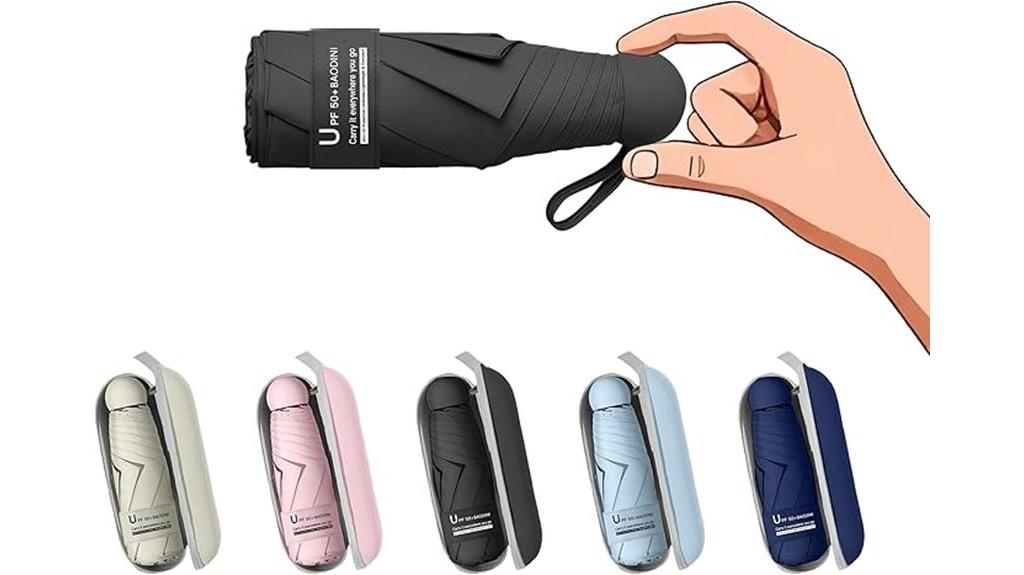compact portable rain umbrella