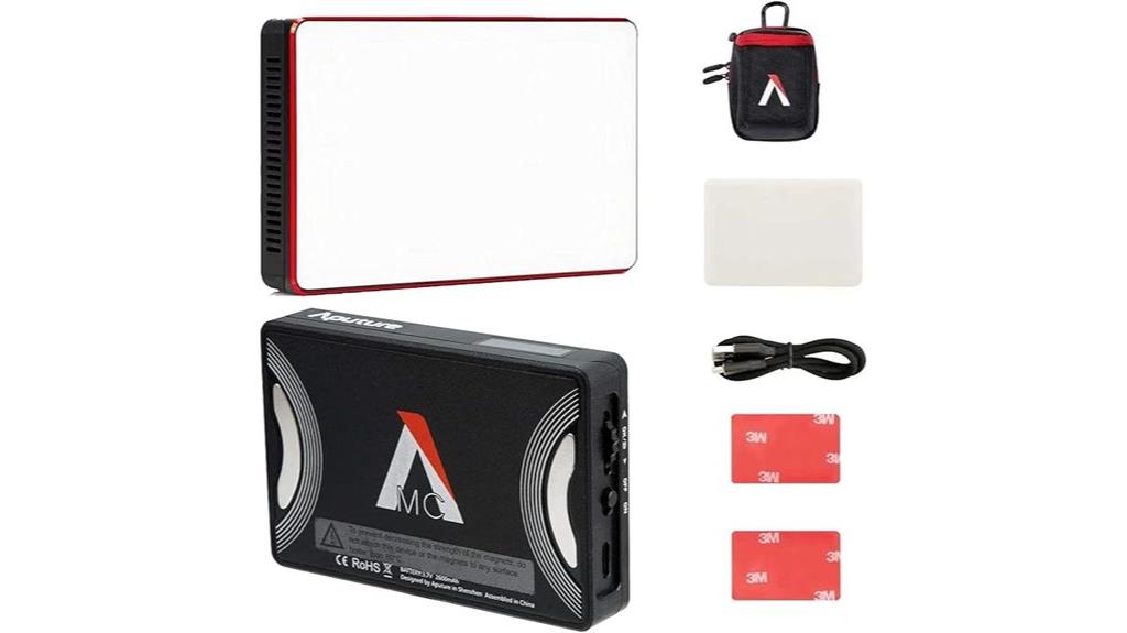 compact rgbww video light