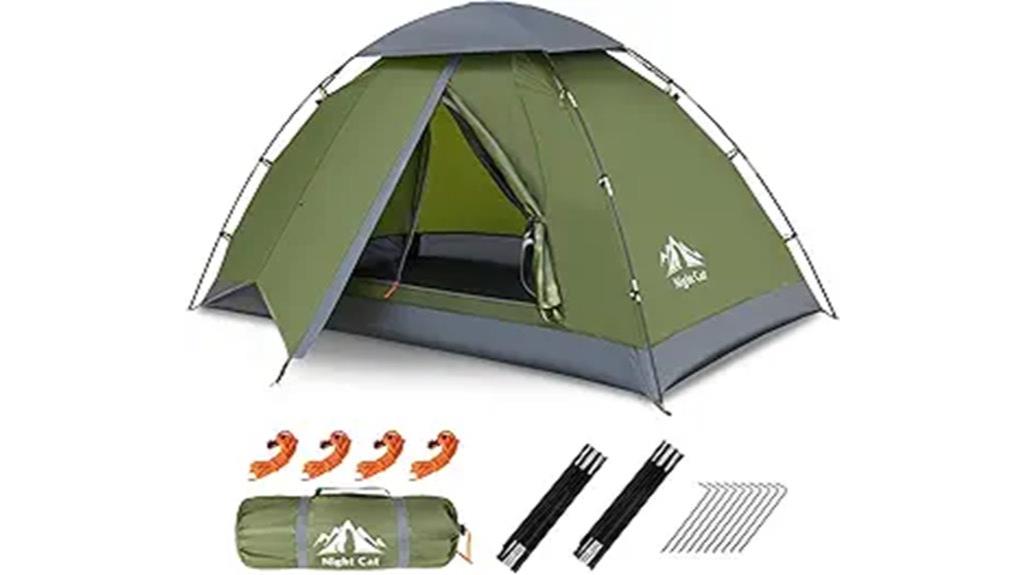 compact two person camping tent