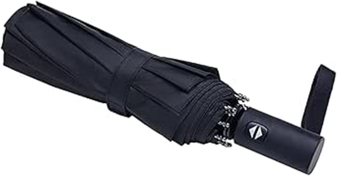 compact windproof travel umbrella