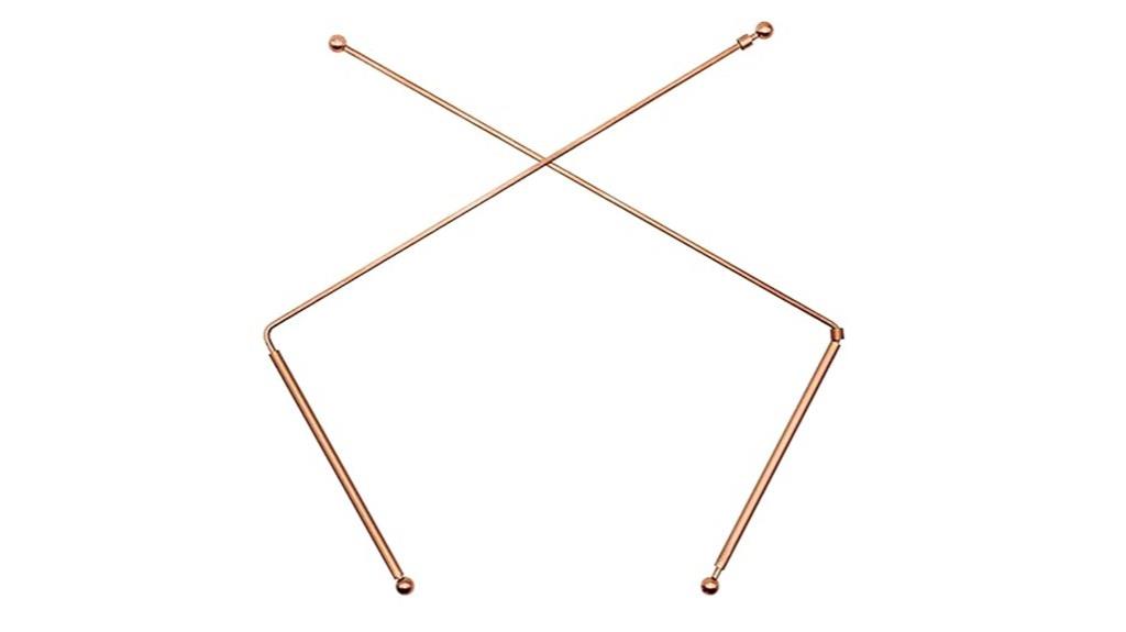 copper dowsing rods pack