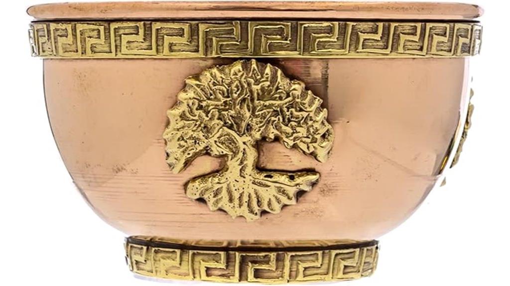 copper tree of life bowl