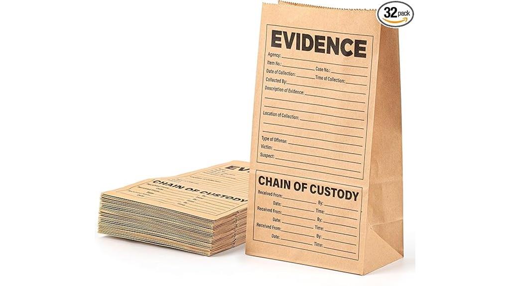 crime scene evidence bags