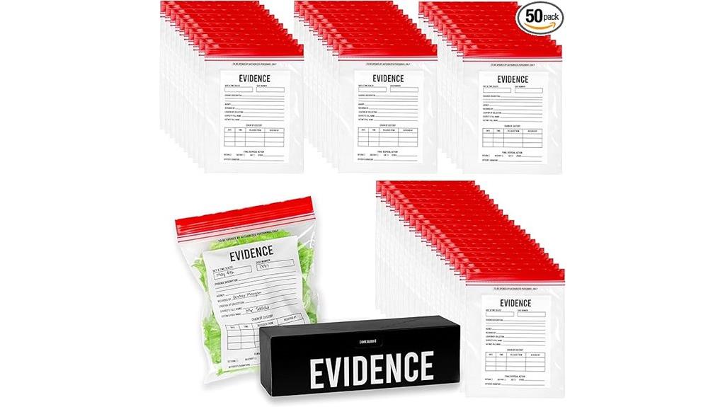 crime scene evidence bags