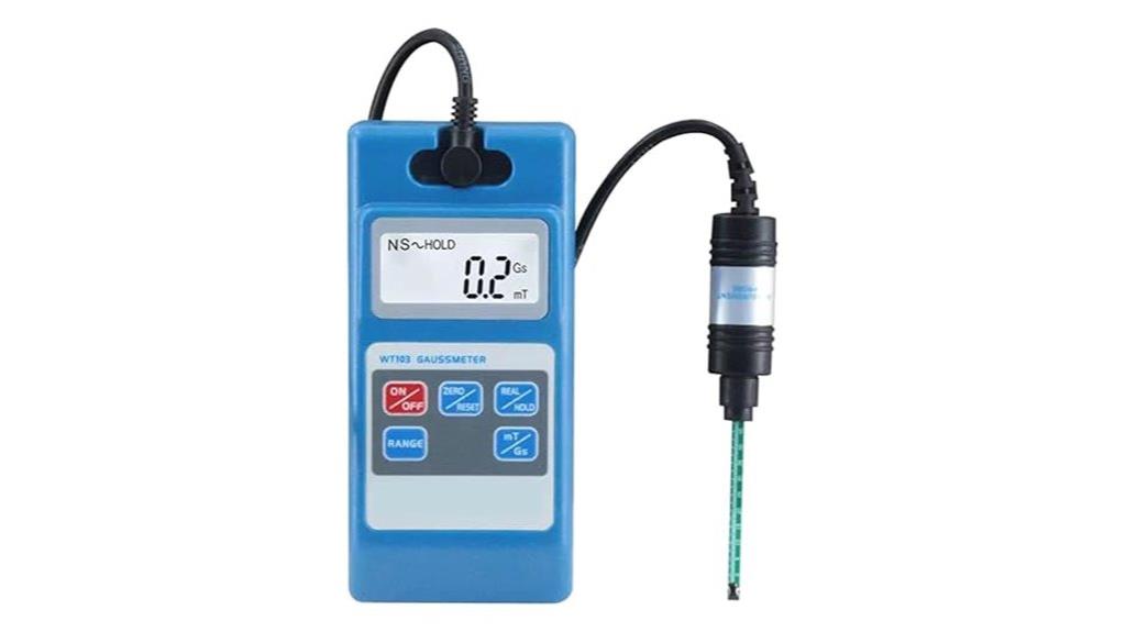 digital tesla meter with probe