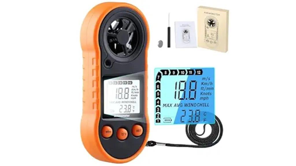 digital wind speed anemometer