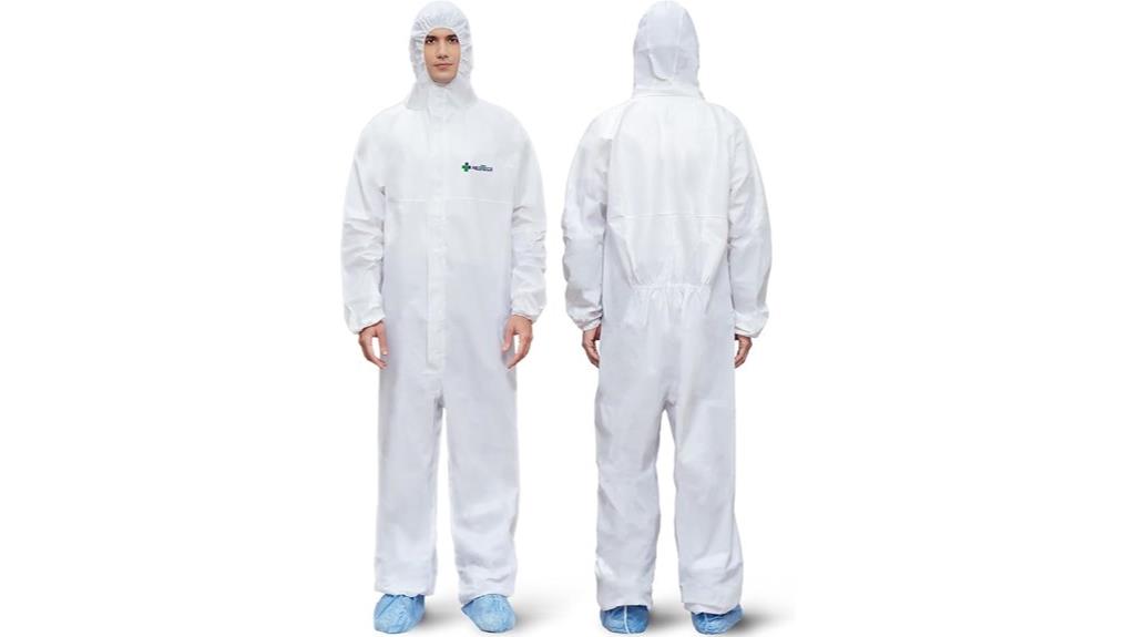 disposable hazmat coveralls