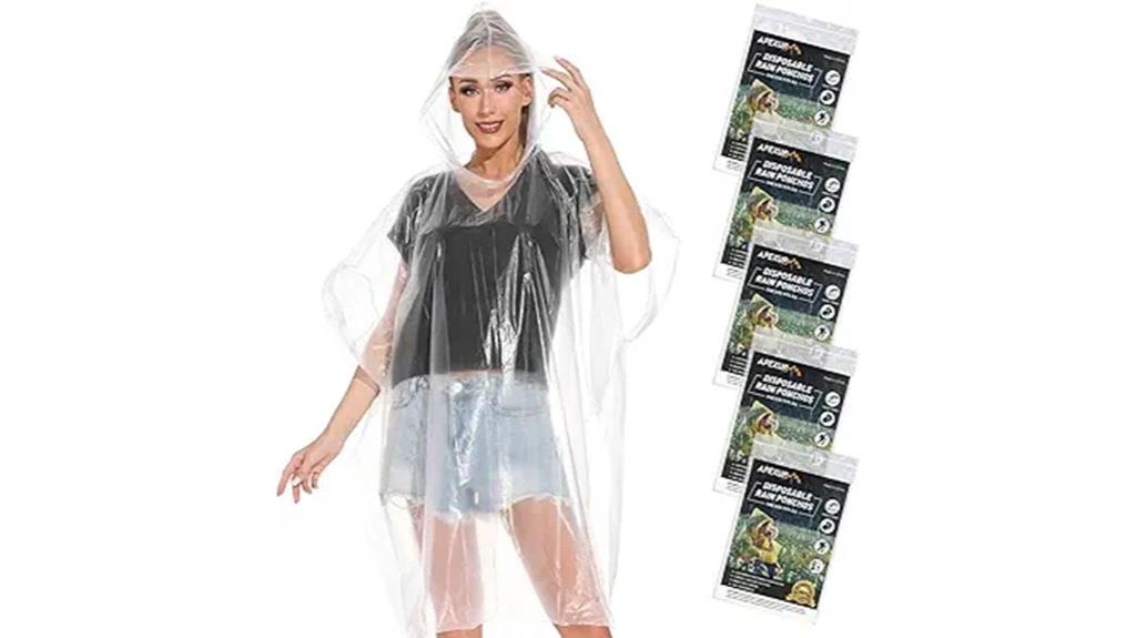 disposable rain ponchos