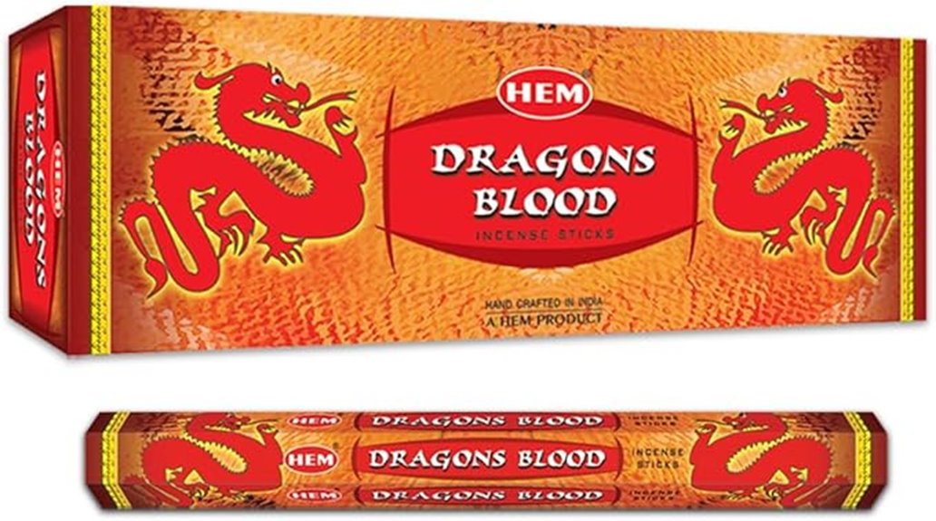 dragons blood incense box