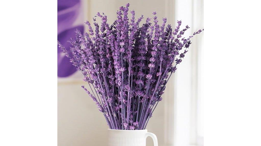 dried lavender floral decor