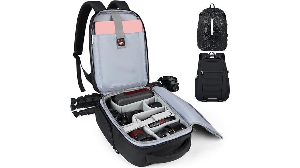 dslr camera backpack rain