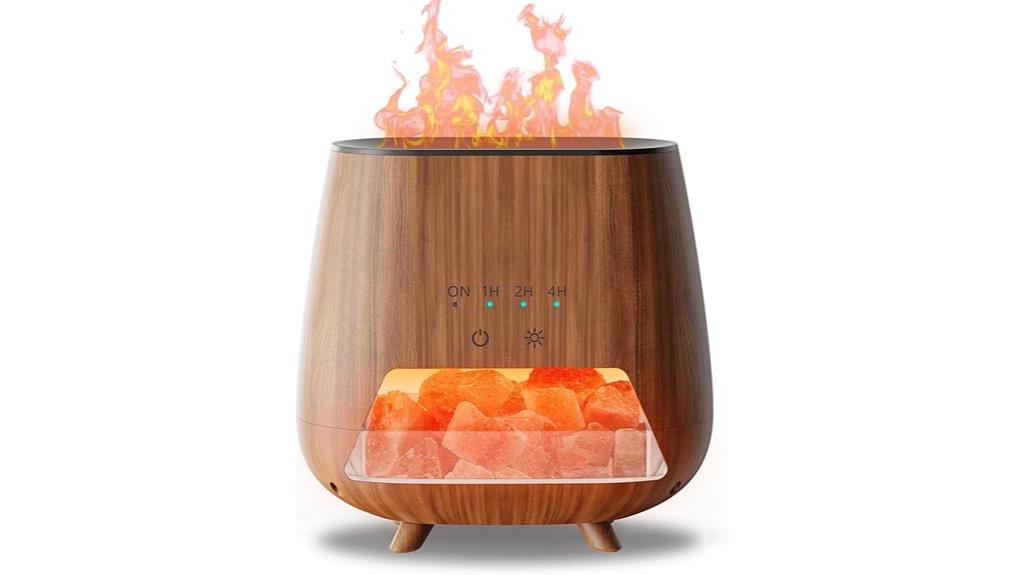 dual diffuser with salt lamp