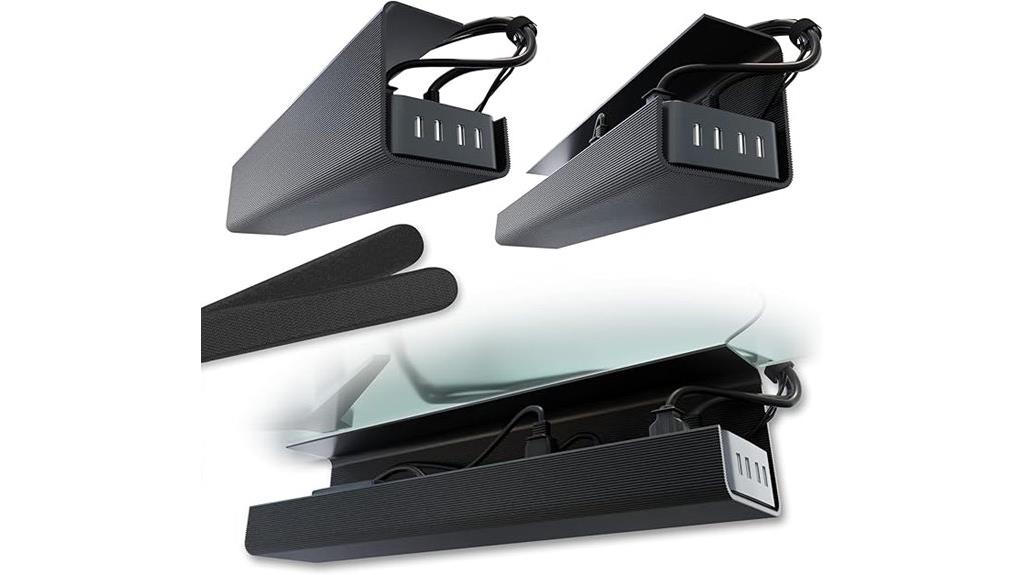 dual screwless cable trays