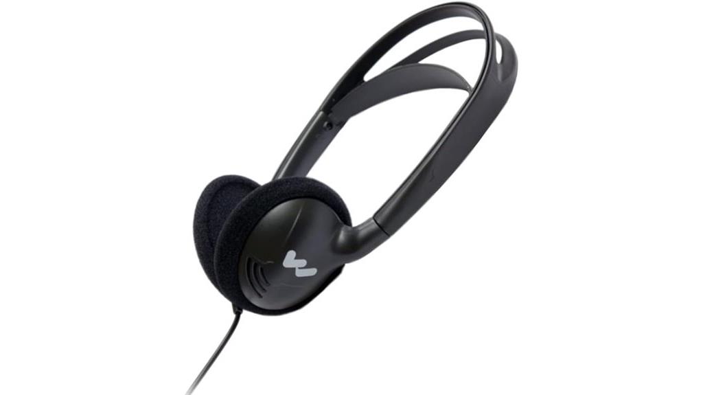 durable folding mono headphones
