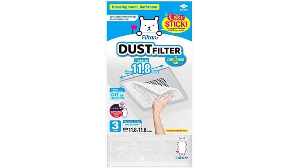 dust filter for fans