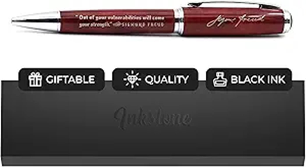 elegant freud inspired writing instrument