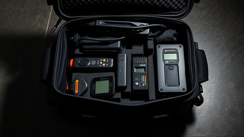 equipment storage and organization