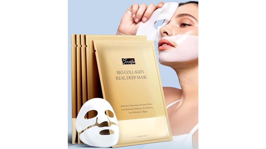 five pack collagen masks