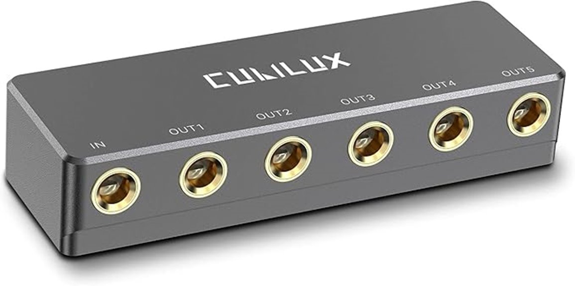 five way signal splitter