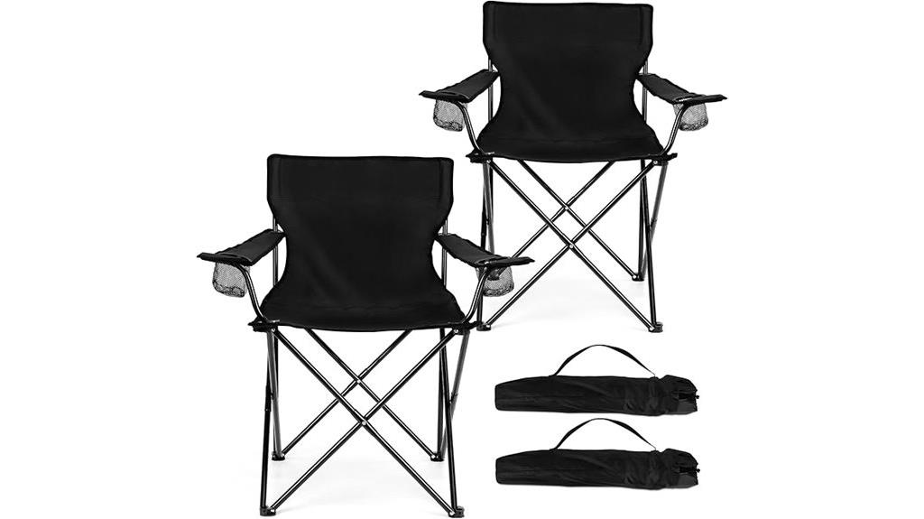 foldable camping chair set