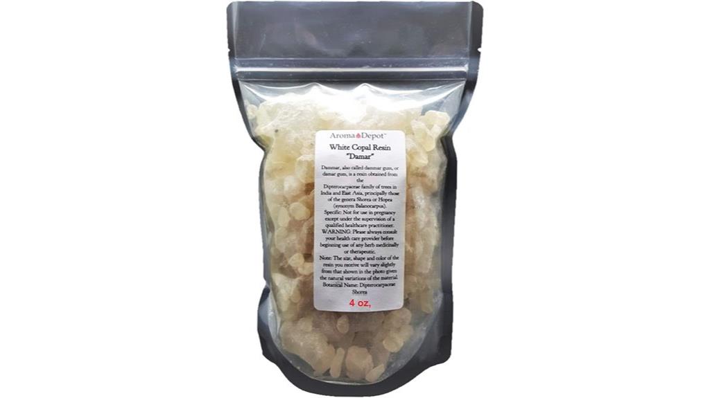four ounces of copal incense